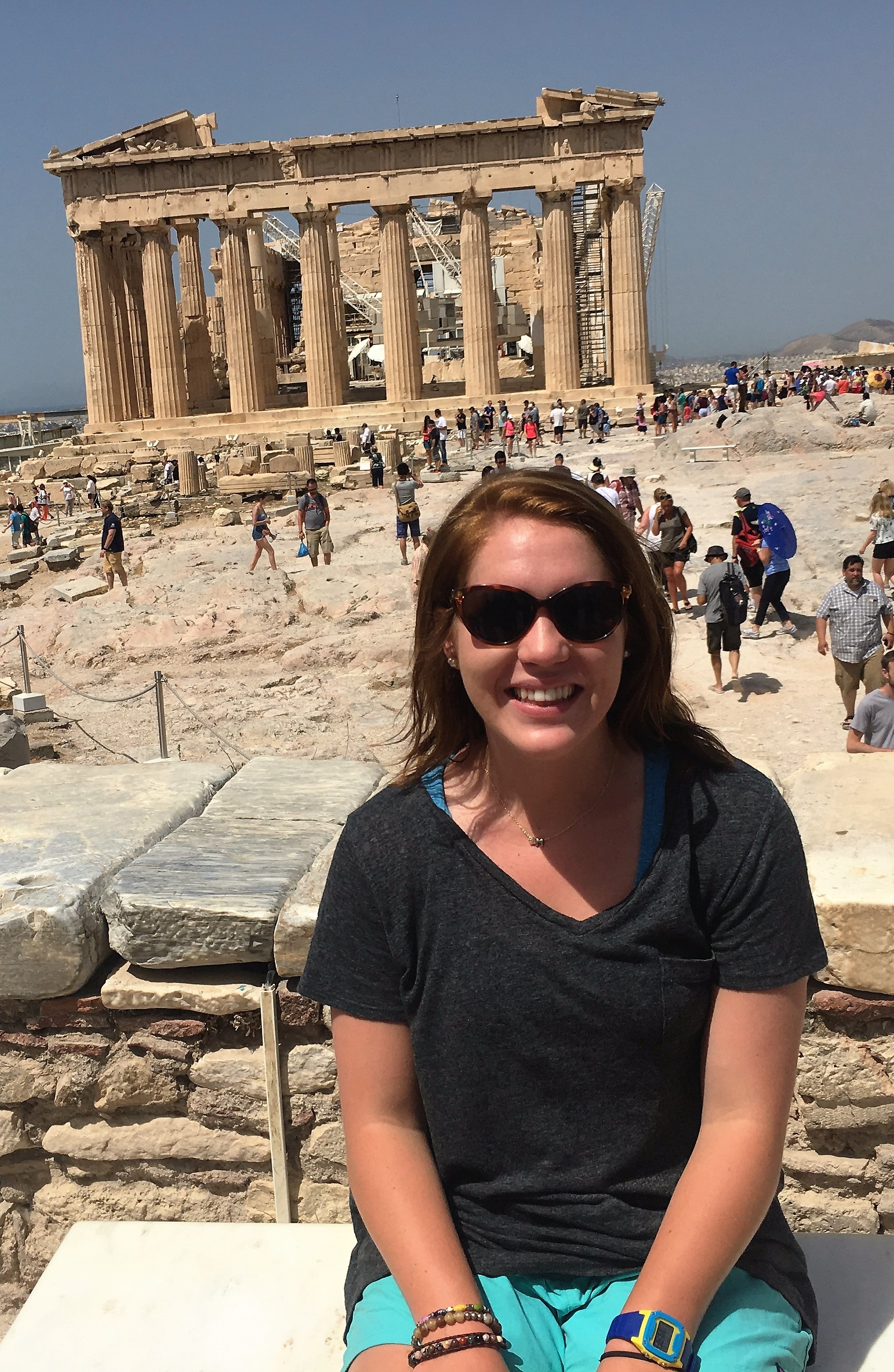 Emily King Emily King in Greece.